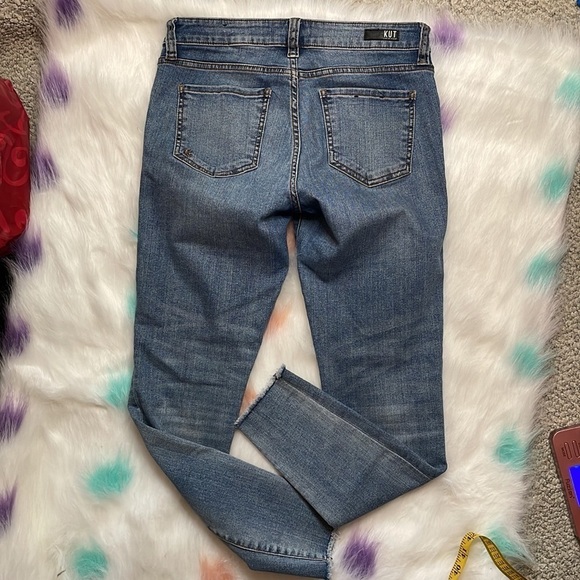 KUT From The Kloth Connie Ankle Skinny Blue Jeans - Picture 3 of 7